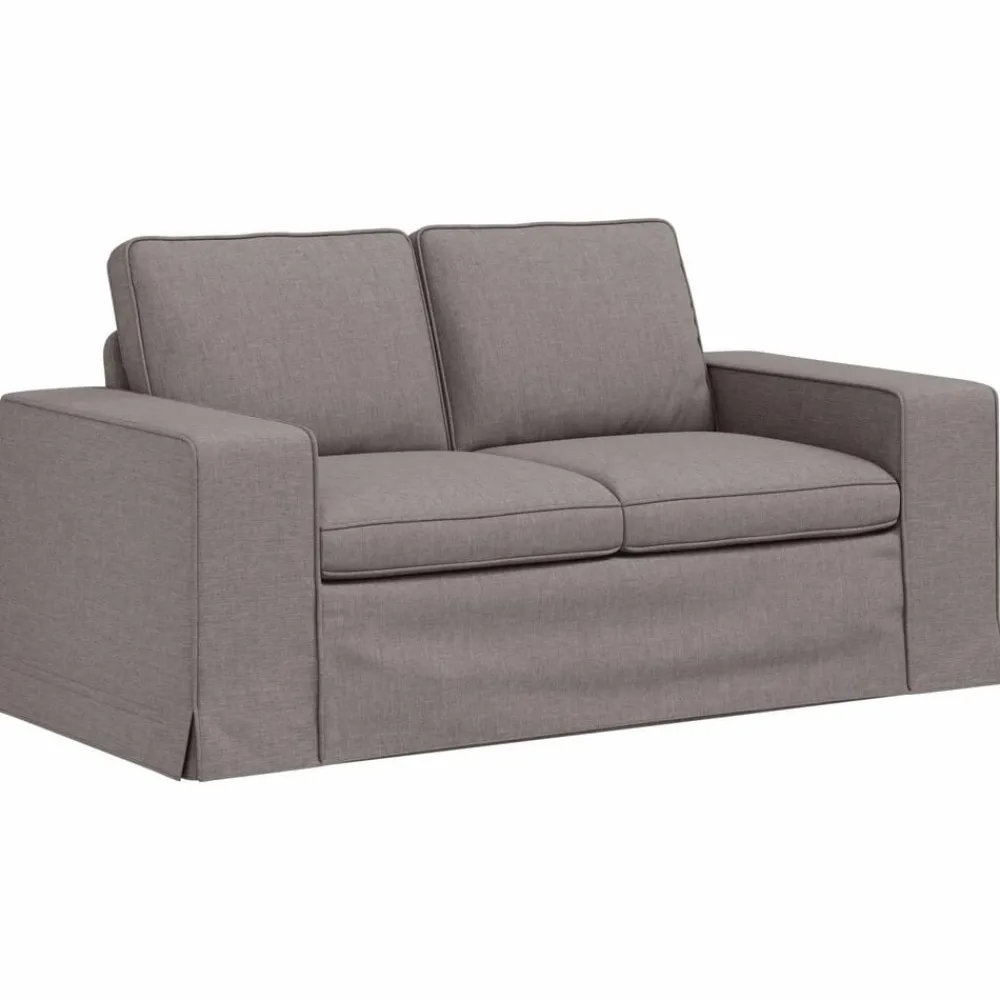 vidaXL Sofás-Juego de Sofá 2 pcs 182 x 80 x 82 cm tela