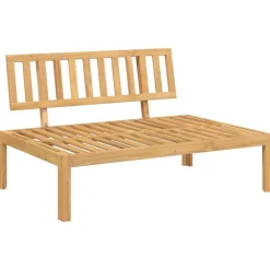 vidaXL Juego de Sofá con cojín 3 pcs Antracita Madera de Acacia Sólida Discount