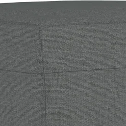 vidaXL Juego de sofás 3 piezas tela Gris oscuro New