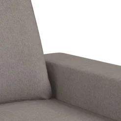 vidaXL Juego de sofás 4 piezas tela gris taupe Taupé Best