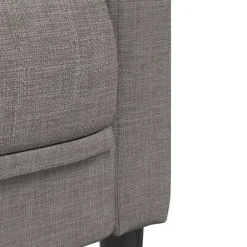 vidaXL Juego de sofás 2 piezas tela gris taupe Taupé Sale