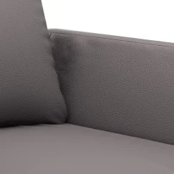 vidaXL Juego de sofás con cojines 4 piezas cuero sintético Gris New