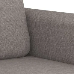 vidaXL Juego de sofás con cojines 4 piezas tela gris taupe Taupé Outlet