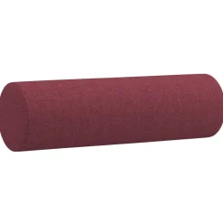 vidaXL Sofás-Juego de sofás con cojines 4 piezas tela rojo tinto