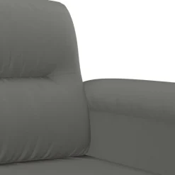 vidaXL Sofás-Juego de sofás con cojines 4 piezas tela microfibra