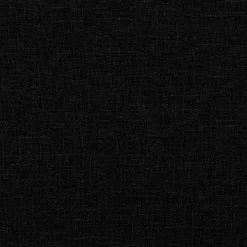 vidaXL Juego de sofás con cojines 3 piezas tela Negro