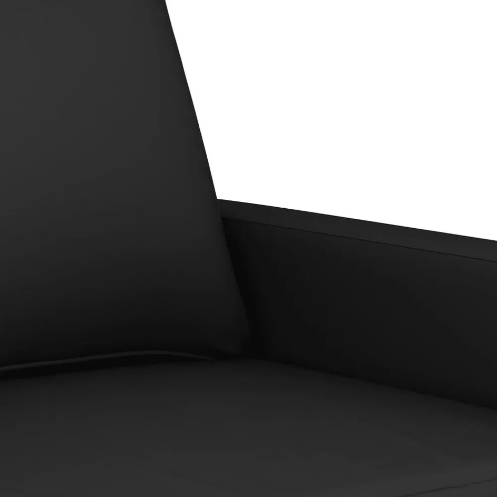 vidaXL Juego de sofás con cojines 4 piezas terciopelo Negro Clearance