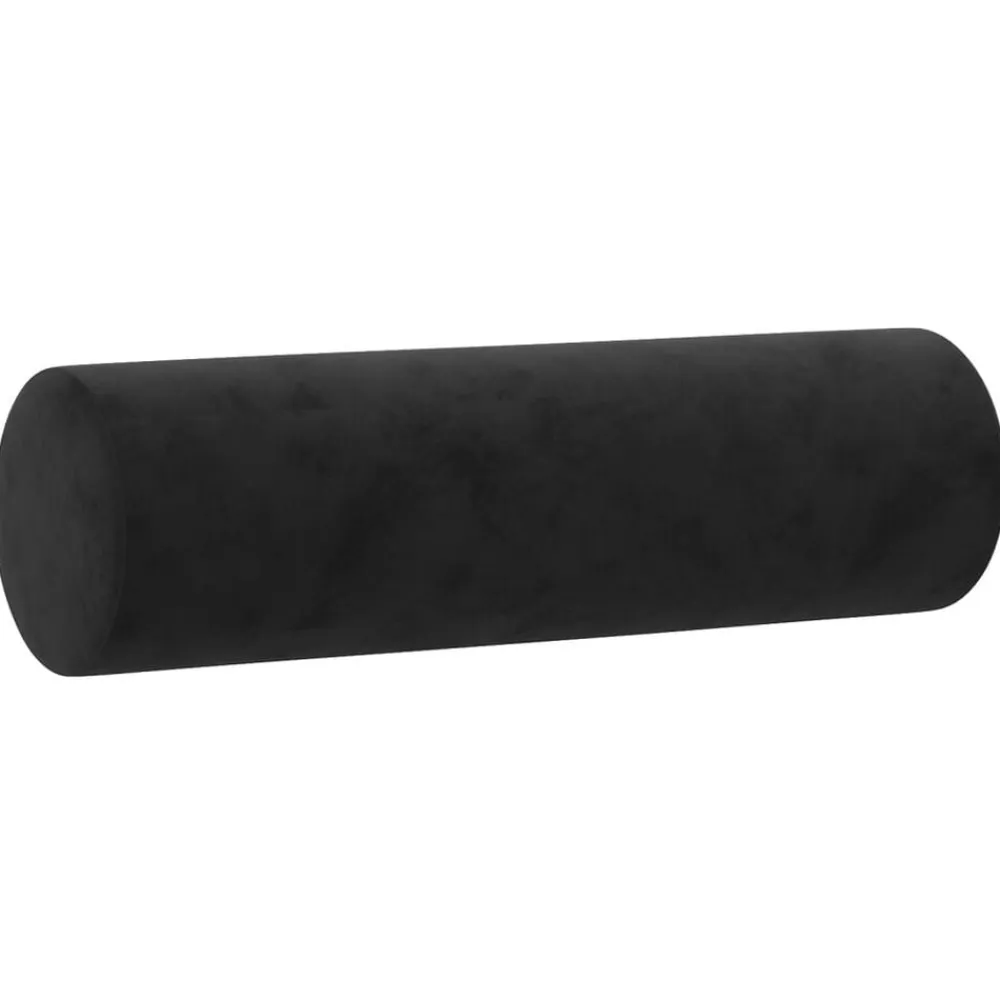 vidaXL Juego de sofás con cojines 4 piezas terciopelo Negro Clearance