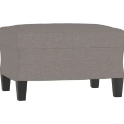 vidaXL Juego de sofás con cojines 3 piezas tela gris taupe Taupé Online