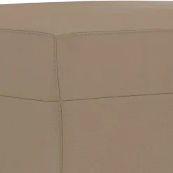vidaXL Juego de sofás con cojines 4 piezas cuero sintético Capuchino Best