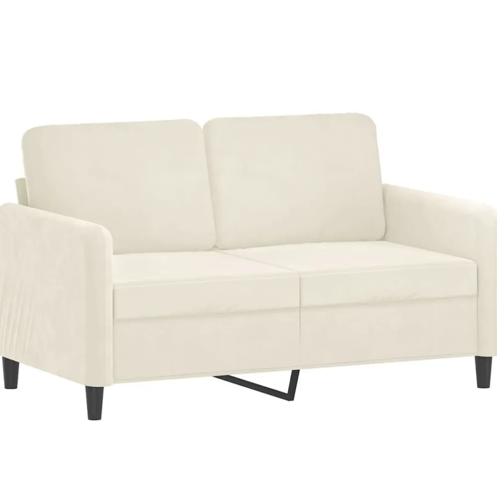 vidaXL Sofás-Juego de sofás con cojines 2 piezas terciopelo