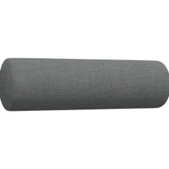 vidaXL Juego de sofás con cojines 2 piezas tela Gris oscuro Outlet