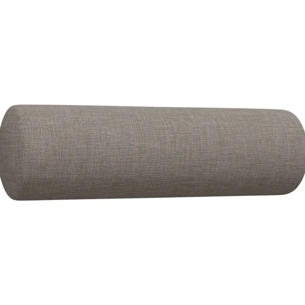 vidaXL Juego de sofás con cojines 2 piezas tela gris Taupé Hot