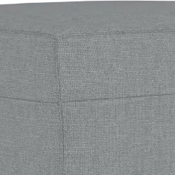 vidaXL Juego de sofás con cojines 4 piezas tela Gris claro Hot