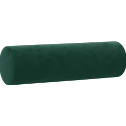 vidaXL Juego de sofás con cojines 3 piezas terciopelo Verde oscuro Online