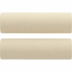 vidaXL Juego de sofás con cojines 3 piezas tela Crema New