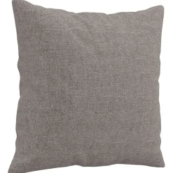 vidaXL Sofás-Juego de sofás con cojines 3 piezas tela gris taupe