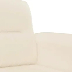 vidaXL Juego de sofás con cojines 4 piezas tela microfibra Beige Sale