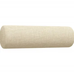 vidaXL Juego de sofás con cojines 3 piezas tela Crema New