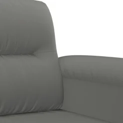 vidaXL Sofás-Juego de sofás con cojines 2 piezas tela microfibra