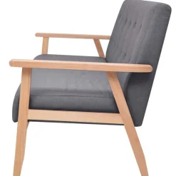vidaXL Sofás-Juego de sofás de 3 piezas tela
