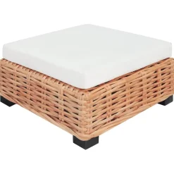 vidaXL Juego de sofás de 16 piezas ratán natural Online
