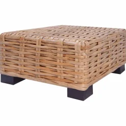 vidaXL Juego de sofás de 16 piezas ratán natural Online