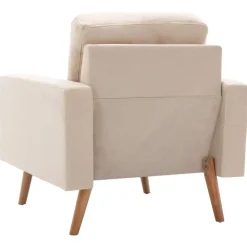 vidaXL Juego de sofás de 2 piezas tela color Crema Online