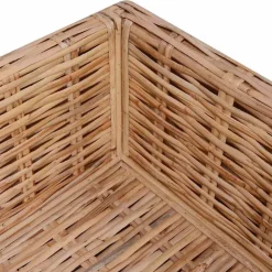 vidaXL Juego de sofás de 14 piezas ratán natural Online