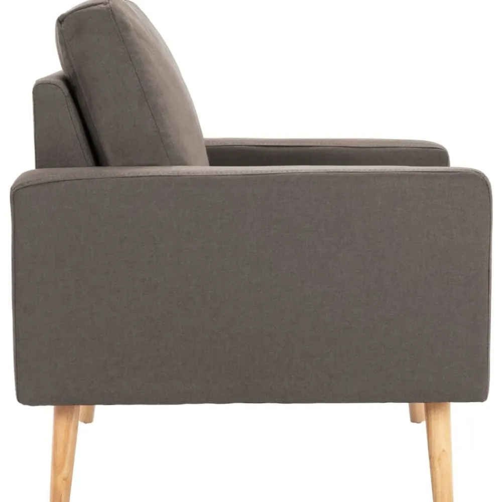 vidaXL Juego de sofás de 2 piezas de tela gris taupe Taupé Discount