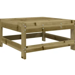 vidaXL Muebles De Jardín-Juego de sofás de jardín 8 pzas madera de pino impregnada