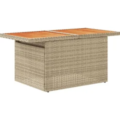 vidaXL Muebles De Jardín-Juego de sofás jardín con cojines 5 pzas ratán sintético beige