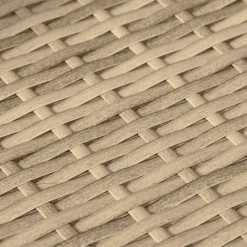 vidaXL Muebles De Jardín-Juego de sofás jardín con cojines 5 pzas ratán sintético beige