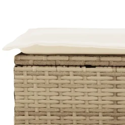 vidaXL Juego de sofás jardín con cojines 4 pzas ratán sintético beige beige y crema Sale