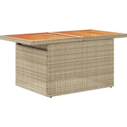 vidaXL Muebles De Jardín-Juego de sofás jardín con cojines 6 pzas ratán sintético beige