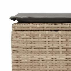 vidaXL Juego de sofás jardín con cojines 6 pzas ratán sintético beige beige y gris Hot