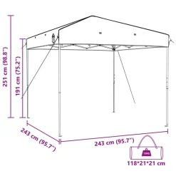 vidaXL Juego de Tienda de Camping 2 pcs Tafetán y Tela Naranja New