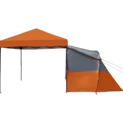 vidaXL Juego de Tienda de Camping 2 pcs Tafetán y Tela Naranja New
