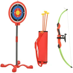 vidaXL Juego de tiro con arco de arco y flecha para niños con diana Online