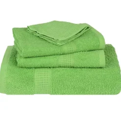 vidaXL Ropa De Casa-Juego de toallas FROGN de 12 piezas 360 g/m²