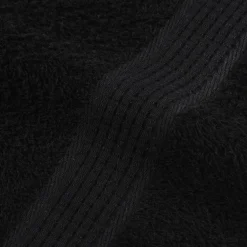 vidaXL Juego de toallas FROGN de 12 piezas 360 g/m² Negro New