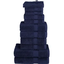 vidaXL Ropa De Casa-Juego de toallas premium SOLUND 12 unidades 600 gsm