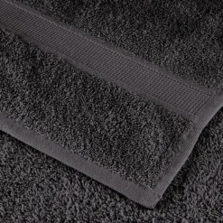 vidaXL Juego de toallas premium SOLUND 8 unidades 600 gsm Antracita Clearance