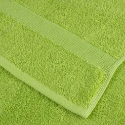 vidaXL Ropa De Casa-Juego de toallas premium SOLUND 12 uds verde 600 gsm