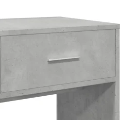 vidaXL Juego de tocador de 4 piezas madera de ingeniería gris hormigón Gris hormigón Outlet