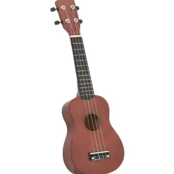 vidaXL Juego de ukelele soprano para niños con funda madera oscura 21" Marr&oacute;n oscuro Outlet