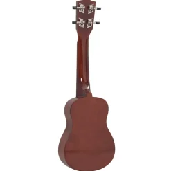 vidaXL Juego de ukelele soprano para niños con funda madera oscura 21