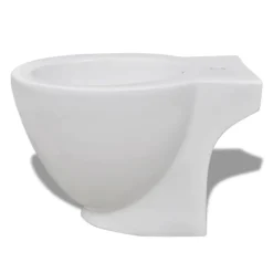 vidaXL Juego de váter WC y bidé de cerámica blanco Sale