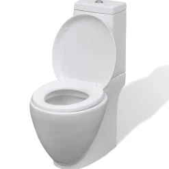 vidaXL Juego de váter WC y bidé de cerámica blanco Sale