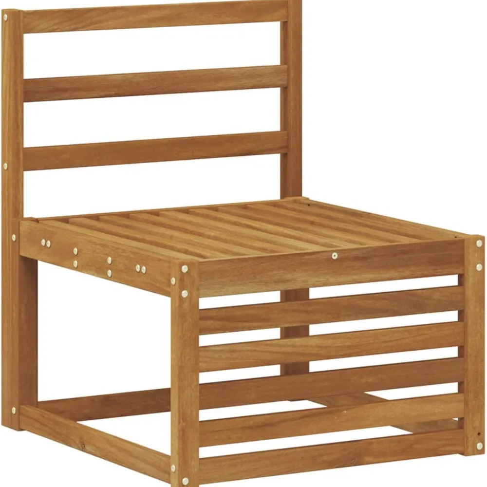 vidaXL Conjuntos De Muebles-Juegos de sofás 4 pcs Madera de Acacia Sólida